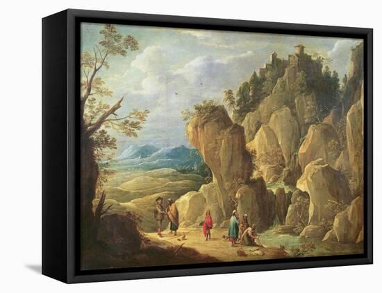 The Gypsies-David the Younger Teniers-Framed Stretched Canvas