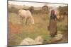 The Gypsy Camp, 1908-Harold Harvey-Mounted Giclee Print