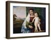 The Gypsy Madonna, C1510-Titian (Tiziano Vecelli)-Framed Giclee Print