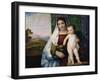 The Gypsy Madonna, C1510-Titian (Tiziano Vecelli)-Framed Giclee Print