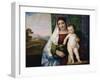 The Gypsy Madonna, C1510-Titian (Tiziano Vecelli)-Framed Giclee Print
