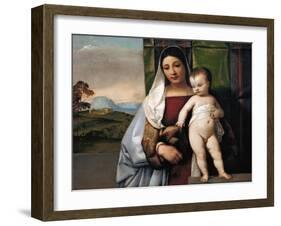 The Gypsy Madonna, circa 1510-Titian (Tiziano Vecelli)-Framed Giclee Print