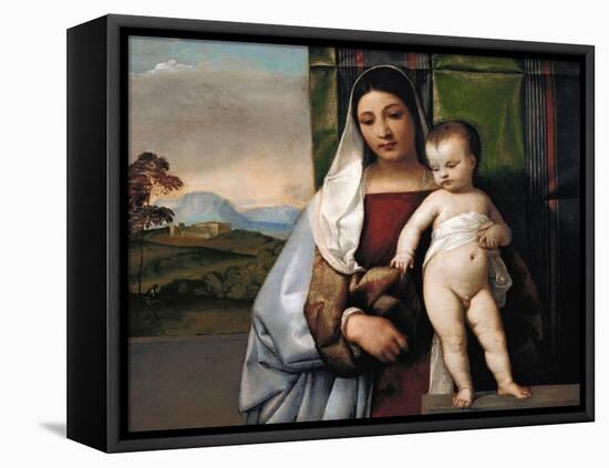 The Gypsy Madonna, circa 1510-Titian (Tiziano Vecelli)-Framed Stretched Canvas