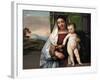 The Gypsy Madonna, circa 1510-Titian (Tiziano Vecelli)-Framed Giclee Print