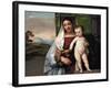 The Gypsy Madonna, circa 1510-Titian (Tiziano Vecelli)-Framed Giclee Print