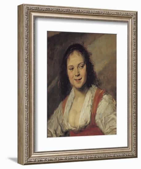 The Gypsy Woman, circa 1628-30-Frans Hals-Framed Giclee Print