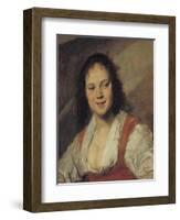 The Gypsy Woman, circa 1628-30-Frans Hals-Framed Giclee Print