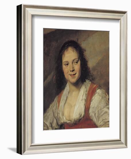 The Gypsy Woman, circa 1628-30-Frans Hals-Framed Giclee Print