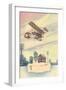 The H. Farman Plane, 1910-Charles H. Hubbell-Framed Art Print