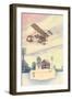 The H. Farman Plane, 1910-Charles H. Hubbell-Framed Art Print