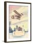 The H. Farman Plane, 1910-Charles H. Hubbell-Framed Art Print