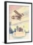 The H. Farman Plane, 1910-Charles H. Hubbell-Framed Art Print