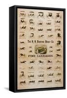 'The H.H. Babcock Buggy Company, Fine Carriages'-null-Framed Stretched Canvas