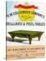 The H.W. Collender Company's World Renown Billiard and Pool Tables-null-Stretched Canvas