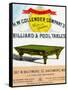 The H.W. Collender Company's World Renown Billiard and Pool Tables-null-Framed Stretched Canvas