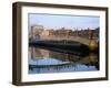 The Ha'Penny Bridge Over the Liffey River, Dublin, County Dublin, Eire (Ireland)-Bruno Barbier-Framed Photographic Print