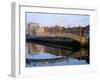 The Ha'Penny Bridge Over the Liffey River, Dublin, County Dublin, Eire (Ireland)-Bruno Barbier-Framed Photographic Print