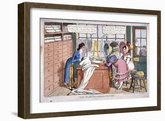 The Haberdasher Dandy, London, C1818-C Williams-Framed Giclee Print