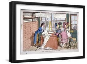 The Haberdasher Dandy, London, C1818-C Williams-Framed Giclee Print