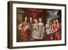 The Habert De Montmort Children, 1649 (Oil on Canvas)-Philippe De Champaigne-Framed Giclee Print