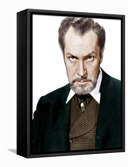 The Hainted Palace, Vincent Price, 1963-null-Framed Stretched Canvas