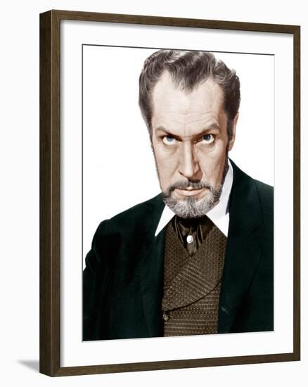 The Hainted Palace, Vincent Price, 1963-null-Framed Photo