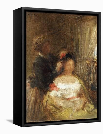 The Hairdresser-Henri Fantin-Latour-Framed Stretched Canvas