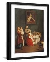 The Hairdresser-Pietro Longhi-Framed Giclee Print