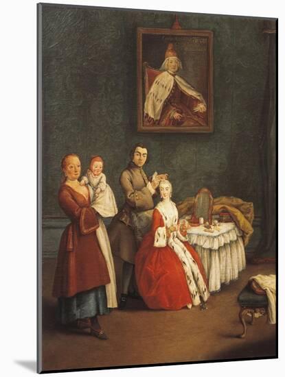 The Hairdresser-Pietro Longhi-Mounted Giclee Print