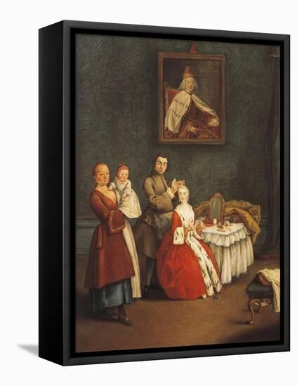 The Hairdresser-Pietro Longhi-Framed Stretched Canvas