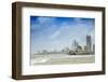 The Haji Ali Mosque and the Skyline of Central Mumbai under Monsoon Seas, Mumbai (Bombay)-Alex Robinson-Framed Photographic Print