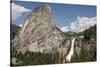 The Half Dome and the Nevada Fall, Yosemite-Francois Galland-Stretched Canvas