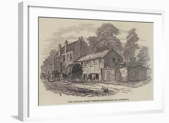 The Half-Way House, Between Knightsbridge and Kensington-Samuel Read-Framed Giclee Print