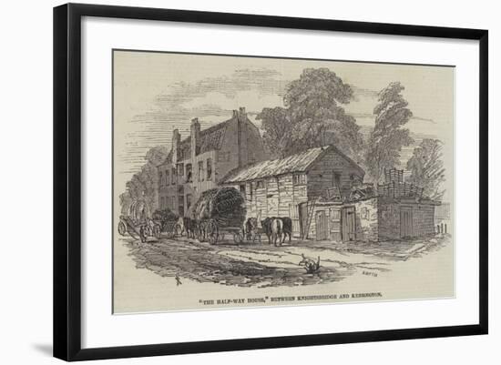 The Half-Way House, Between Knightsbridge and Kensington-Samuel Read-Framed Giclee Print