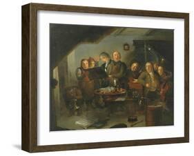 The Halifax Church Choir practicing at the Ring O' Bells Inn, 1796-Thomas Farrar-Framed Giclee Print