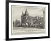 The Hall and Library of the Yorkshire College, Leeds, Opened by Hrh the Duke of York-null-Framed Giclee Print