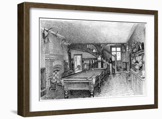 The Hall at Silverbeck, C1880-1882-James Clarke Hook-Framed Giclee Print