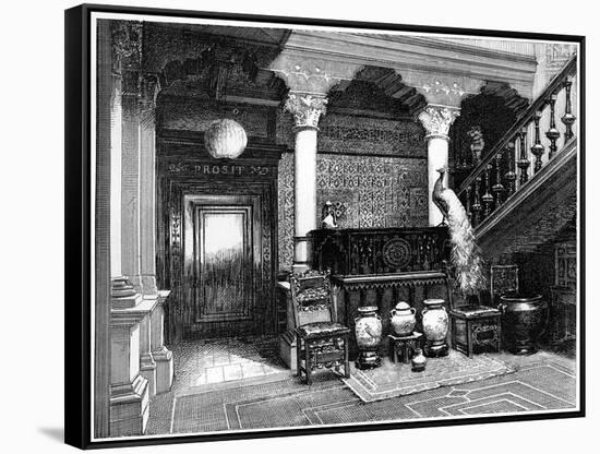 The Hall, C1880-1882-null-Framed Stretched Canvas