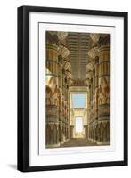 The Hall of Columns in the Great Temple of Karnak, Thebes-null-Framed Premium Giclee Print