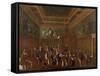 The Hall of Compass-Gabriele Bella-Framed Stretched Canvas