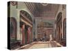The Hall of Entrance, Carlton House from Pyne's 'Royal Residences', 1818 (Coloured Engraving)-William Henry Pyne-Stretched Canvas