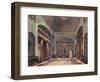 The Hall of Entrance, Carlton House from Pyne's 'Royal Residences', 1818 (Coloured Engraving)-William Henry Pyne-Framed Giclee Print