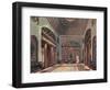 The Hall of Entrance, Carlton House from Pyne's 'Royal Residences', 1818 (Coloured Engraving)-William Henry Pyne-Framed Giclee Print