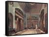 The Hall of Entrance, Carlton House from Pyne's 'Royal Residences', 1818 (Coloured Engraving)-William Henry Pyne-Framed Stretched Canvas