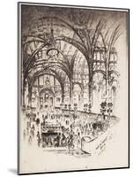 The Hall of Iron, Pennsylvania Station, New York, 1919-Joseph Pennell-Mounted Giclee Print