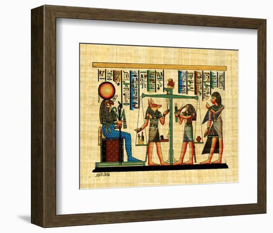 The Hall of Judgement-null-Framed Art Print