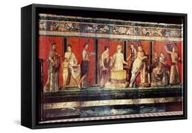 The Hall of Mysteries, Pompeii, 79 AD-null-Framed Stretched Canvas