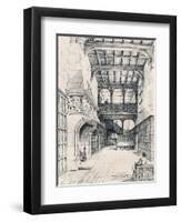 The Hall of North Mymms, Herts, 1898-null-Framed Premium Giclee Print