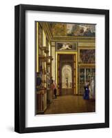 The Hall of the Jewels, the Musee Charles X at the Louvre Museum-Joseph Desire Court-Framed Giclee Print