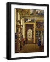 The Hall of the Jewels, the Musee Charles X at the Louvre Museum-Joseph Desire Court-Framed Giclee Print